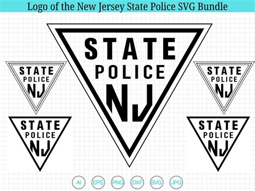 Logo of the New Jersey State Police SVG Bundle, New Jersey State Police Patch Vector, New Jersey State Police, Cricut & Silhouette Cut Files - Etsy
