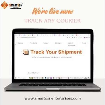 Track any courier from smartson