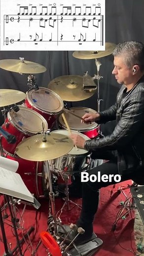 Bolero Drum rhythm #drum #drummer #zildjian #drumset #drums #bolero
