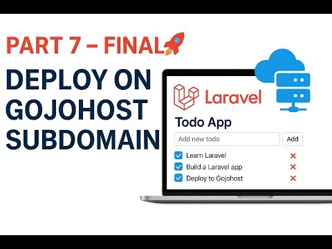 Laravel Todo App Tutorial – Part 7/7 (Final)