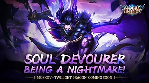 223K views · 1K reactions | Soul Devourer being a nightmare! Moskov epic skin Twilight Dragon will be available soon. Have a quick look at the teaser trailer now! #MobileLegendsBangBang #MLBBNewSkin | Mobile Legends: Bang Bang | Facebook