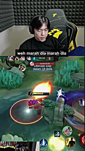 Main jangan pakai emosi ya kawand😁 #mobilelegends