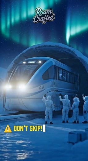 🌌❄️ Frost Rail: The Aurora Engine | AI Cinematic Arctic Journey 4K Ultra Realism