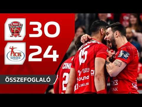 Férfi K&H liga: One Veszprém HC – OTP Bank-Pick Szeged 30-24 | összefoglaló