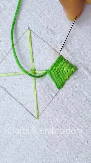 2.1M views · 8K reactions |  Simple & easy hand embroidery tutorial!  #cute #tutorial #handmade #satisfying #viral #embroidery #hand #reels #trending #reelsfb #support #design #everyone #viralvideo #fypシ゚ #useful #diy #easy #stitch #viralreels #diycrafts #fb #fbreels #reelsvideo #content | Crafts & Embroidery | Facebook