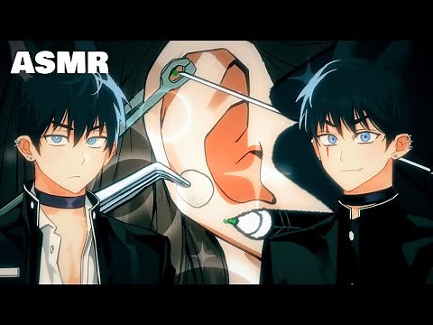 ASMR (CC✔)│Master, wanna take a nap? Sleep Inducing After-School Piercings