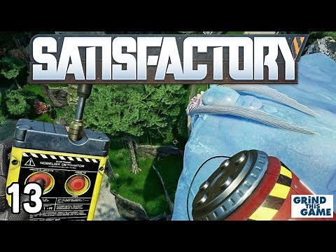 SATISFACTORY #13 - NEW STUFF! Quartz and Sulfur Chains, Map, Explorer (experimental build) [4k]