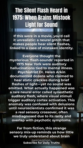 The Silent Flash Heard in 1975: When Brains Mistook Light for Sound