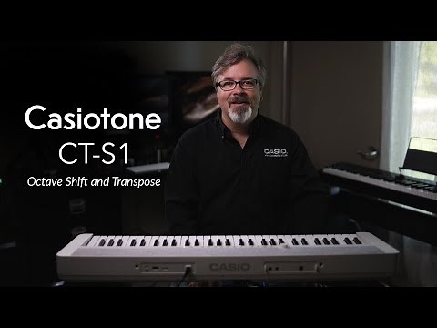 Casiotone CT-S1: Switching Octaves and Transposition