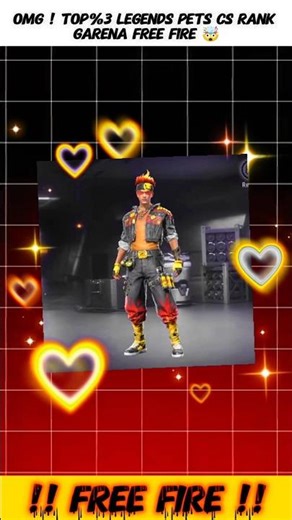 BEST CSR PET in Free Fire 🔥 Unbeatable Combo for Rank Push! | FF Max #shorts