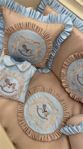 Blessed ✨ #babybedding #luxurybaby #newbornset #babygift #handmadebaby