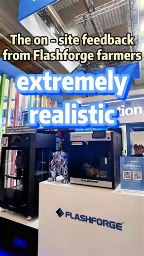 🎥 Meet Sashi, a dedicated 3D print farmer managing over a dozen machines! At #RAPIDTCT25, he shared why Flashforge is his top choice: fast and easy nozzle swaps that keep his print farm running smoothly with minimal downtime. ⚡ Affordable, reliable, and built for non-stop printing — that's the Flashforge way. 🙌 #3DPrintFarm #3drintinglife #3dprinter #Flashforge | Flashforge