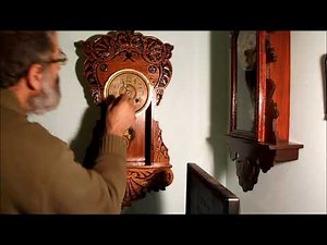 Restauración de reloj a péndulo, mueble y máquina; 4 de 4