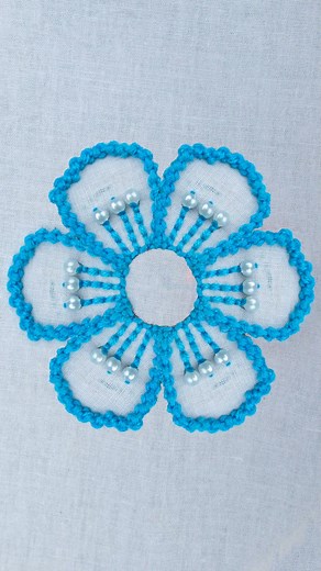 12K views · 165 reactions | Superb Flower Embroidery Design #embroiderystitch #diy #handmade #fb #design #flower #embroideryart #flowers #turtorial #Embroidery #stitch #hand #floral #tutorial #support #viralvideo #flowerembroidery #trending #useful #embroiderydesign #reelsfb #viralreels #fbreels #reelsvideo #flowerstitch #reels #tutorialn | Crafts & Embroidery | Facebook