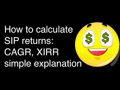 How to calculate SIP returns: CAGR, XIRR simple explanation