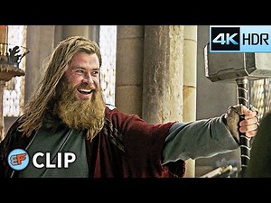 Thor Encounters Frigga - "I'm Still Worthy" Scene | Avengers Endgame (2019) IMAX 4K HDR Movie Clip