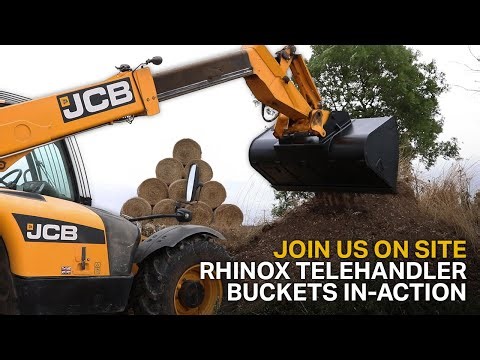 JOIN US ON SITE - Rhinox Telehandler Bucket In Action! (& Our Stand-out Features!)