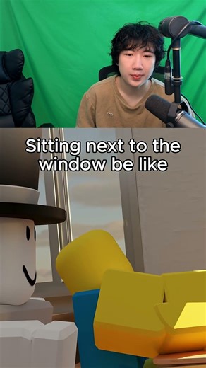 Sitting by the window be like 😂