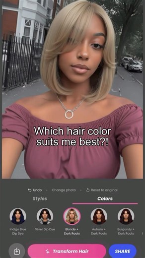 Layered Bob Shown In Multiple Different Hair Colors