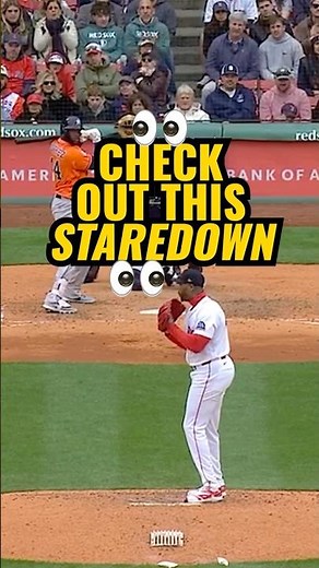 Aroldis Chapman ⛽⛽ and Yordan Alvarez stare-down.