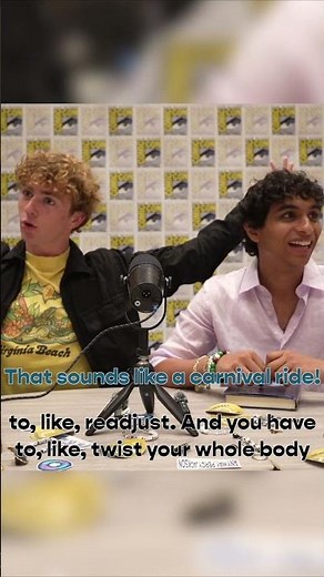 Walker Scobell & Aryan Simhadri on Holding Up the World for #PercyJackson Season 3 (#TheTitansCurse)
