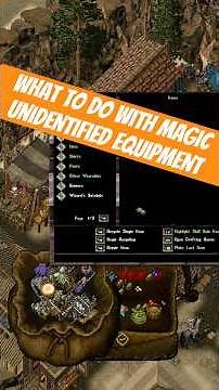 UO Outlands - What to do with Unidentified Magic Items