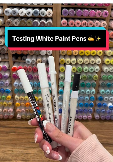 Testing White Paint Pens ✍️✨