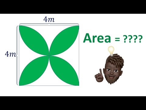 What is the Area of the Green Region ? You should be able to solve this!