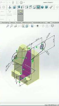 SolidWorks Tutorial for beginners Exercise A07 #design #solidworkstutorial #3ddesign #solidworks3d