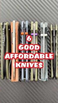 6 Good Budget Pocket Knives #edcknife #knifereview