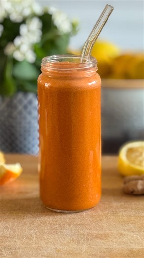 Miriam Hahn on Instagram: "I started making this juice for how it made me feel… the skin benefits were a bonus. It’s also addictingly DELICIOUS! So many requests for printable recipes, I started a Substack where all of my new recipes will live. Comment SKIN for the link to my Substack so you can download and print. (If you aren’t following me, look in your DM requests folder!) #glowingskinjuice #JuicingForHealth #GlowFromWithin"