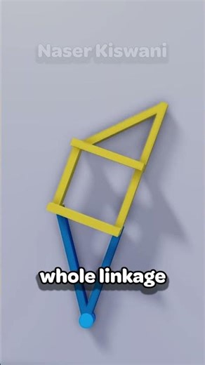🤔WHY THIS LINKAGE IS WEIRDER THAN YOU THINK!💡#physics #walker #satsifying #mechanism