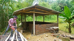 Building a House For Pigs Farm, Corrugated Fibre Cement Roofing Sheets - Building a new Country Life | SS03 | Facebook