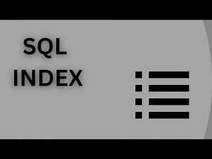 Index in SQL | SQL indexing best practices | How to make your database FASTER!
