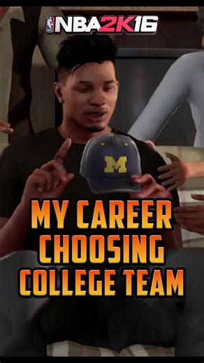 NBA 2K16 MY CAREER CHOOSING COLLEGE SCHOOL #nba2kmobile #nba2k #nba2k23 #basketball #2kcommunity #nba2k20 #NBA #gamingontiktok #dmmangunay #generator #philippines🇵🇭tiktok #sports #fyp #foryoupage