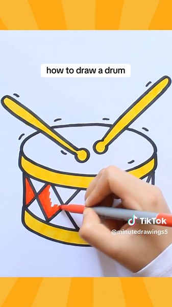 5 Minute Drawings on TikTok
