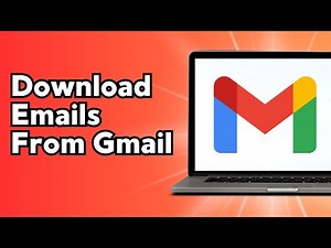 How to Download Emails From Gmail