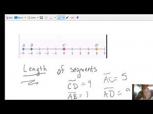 length of segment on number line