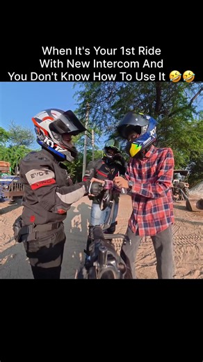 Cardo Intercom First Time Struggle is REAL 😂 #shorts #cardosystems #funny