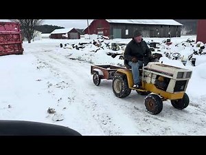 Cub Cadet 128 and 1782 Firewood and Plowing Snow