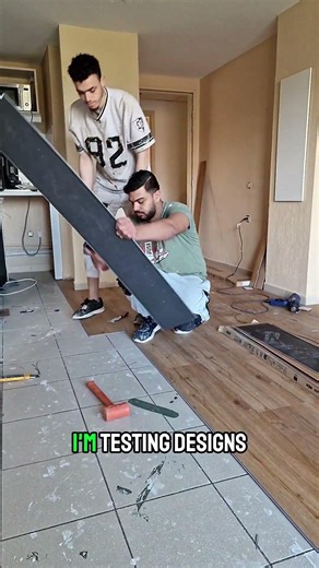 Wood Tile Installation Done Wrong vs Right #flooring #satisfying #diy