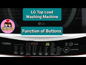 Lg Washing Machine Buttons Function . Complete Guide👍
