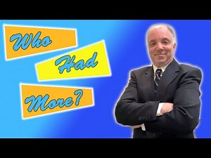 Who Had More • 1959 Topps