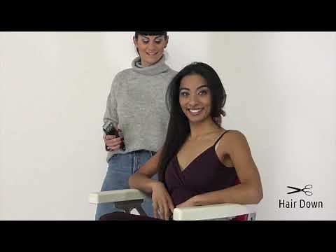 Beautiful model shaves her head and eyebrows