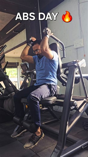 Everyone wants abs… few train them properly. Machine Crunches give you controlled reps, deep contraction, and the kind of burn that actually brings out definition. 🔥 Slow reps. Full squeeze. Full range. Do this consistently → Your abs WILL show. Save this routine for your next abs session. . . . #absworkout #absday #coreworkout #machinecrunch #abtraining #sixpackworkout #corestrength #gymmotivation #fitnessreels #gymreels #workoutreels #fitindia #indianfitness #gymvideos #musclegain #strengthtr