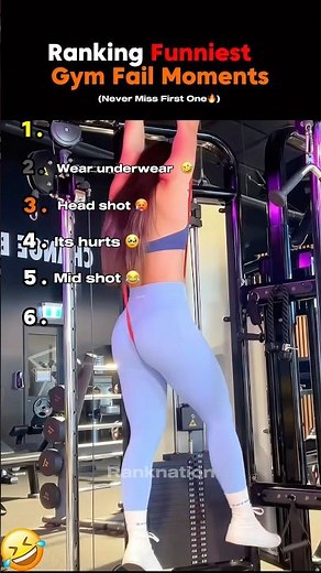 Ranking Top 6 Funniest Gym Fail Moments