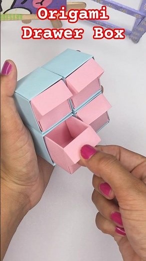Super Easy Origami Box with Drawers | Paper Craft Ideas | paper craft