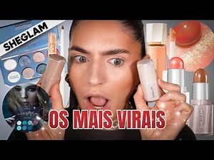 Testing out the MOST VIRAL releases from *SHEGLAM* 😱 #tatatododiaútil10
