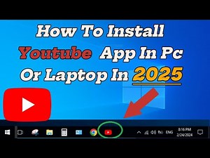 How To Install YouTube App In Pc Or Laptop In 2024 for windows10/11 new update #windows #computer