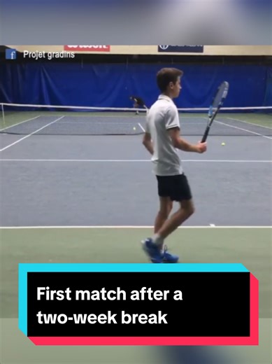 Returning to Tennis After a Two-Week Break